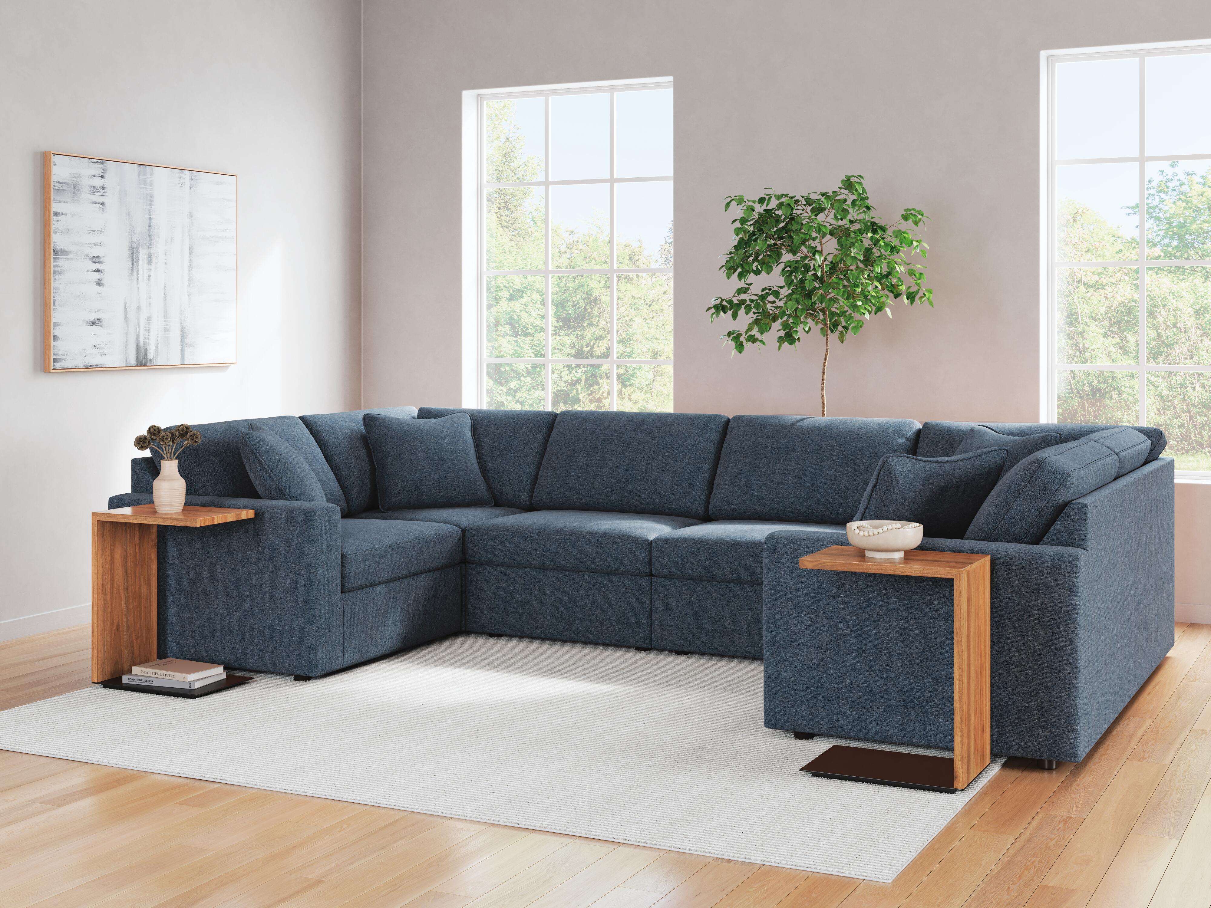 6-Piece Sectional with Ottoman