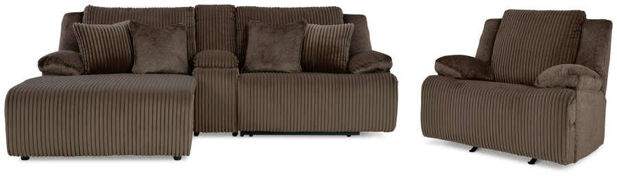 Top Tier Sectional Sofa and Recliner