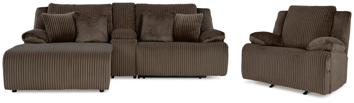 Top Tier Sectional Sofa and Recliner