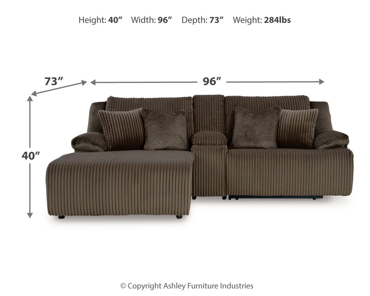 Top Tier Sectional Sofa and Recliner