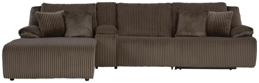 Top Tier 4-Piece Reclining Sectional with Chaise