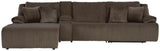 Top Tier 4-Piece Reclining Sectional with Chaise