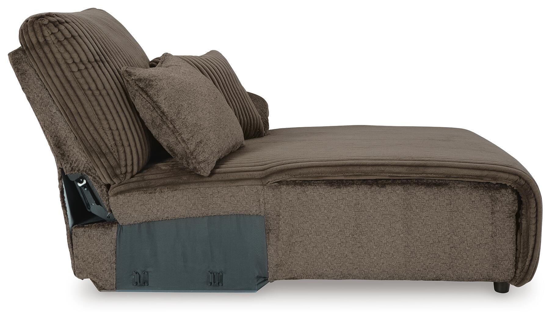 Top Tier 3-Piece Reclining Sofa Chaise Sectional