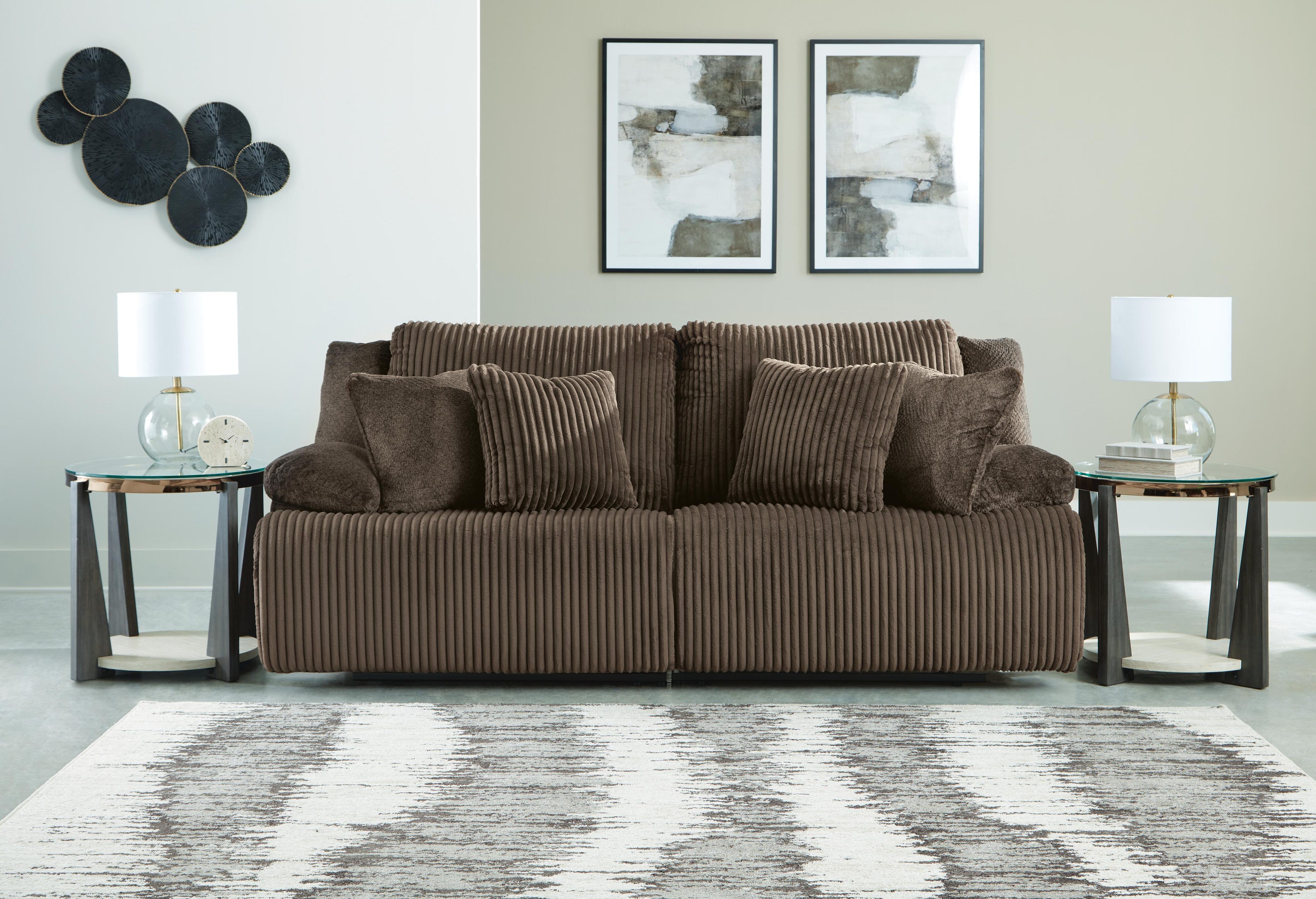 Top Tier 2-Piece Reclining Sectional Loveseat
