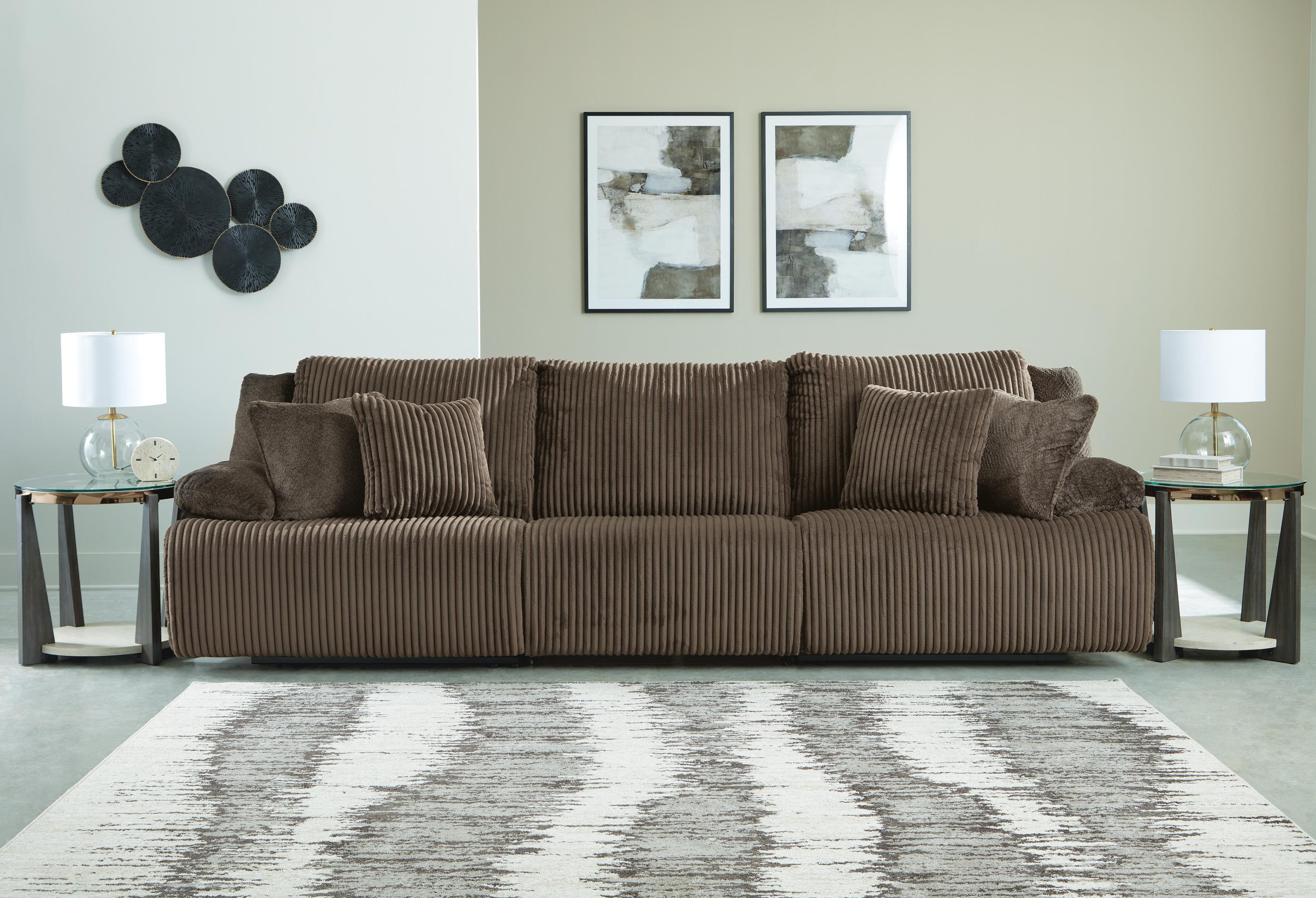 Top Tier 3-Piece Reclining Sectional Sofa