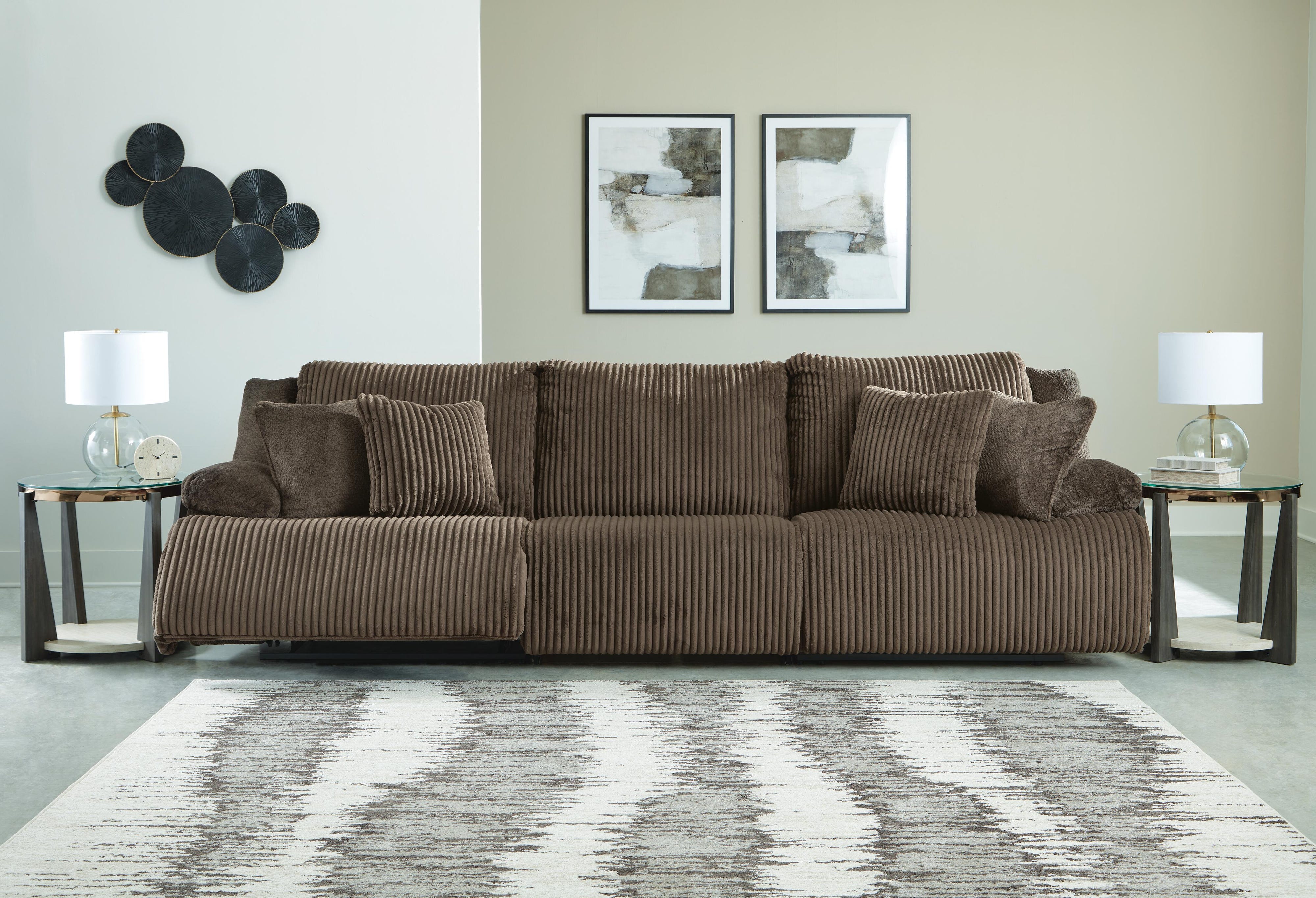 Top Tier 3-Piece Reclining Sectional Sofa