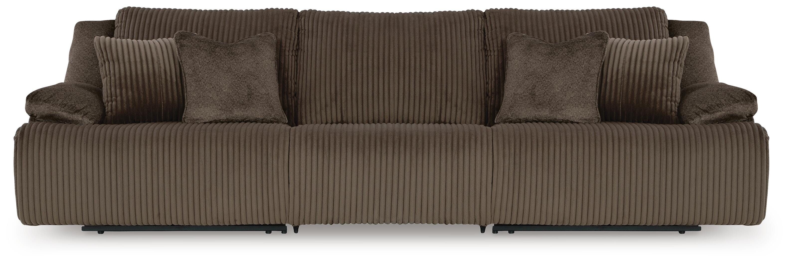 Top Tier 3-Piece Reclining Sectional Sofa