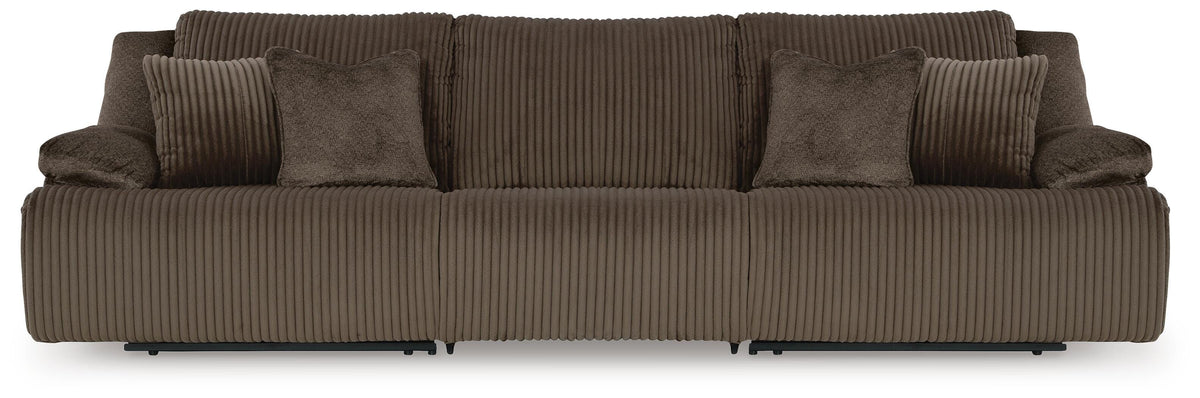 Top Tier 3-Piece Reclining Sectional Sofa