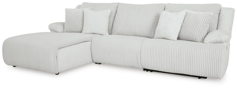 Top Tier 3-Piece Reclining Sectional Sofa Chaise