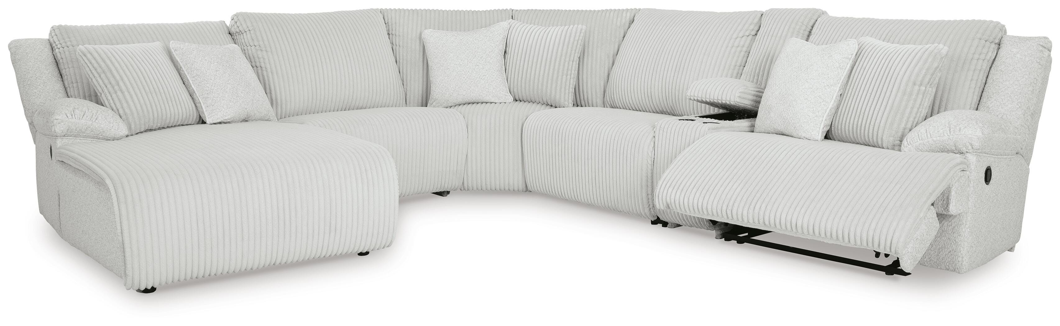 Top Tier 6-Piece Reclining Sectional with Chaise
