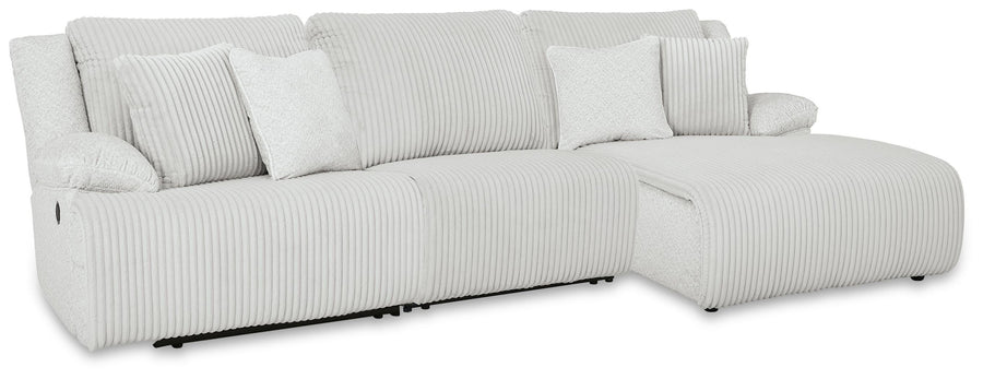 Top Tier 3-Piece Reclining Sofa Chaise Sectional