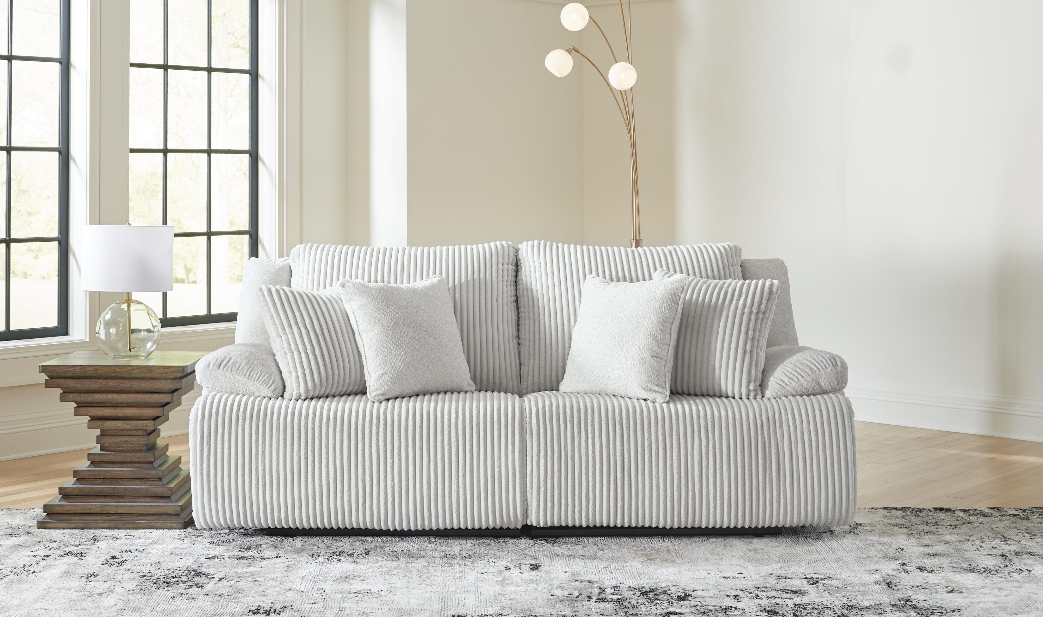Top Tier 2-Piece Reclining Sectional Loveseat