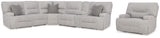 Parkly Place 6-Piece Power Reclining Sectional and Power Recliner