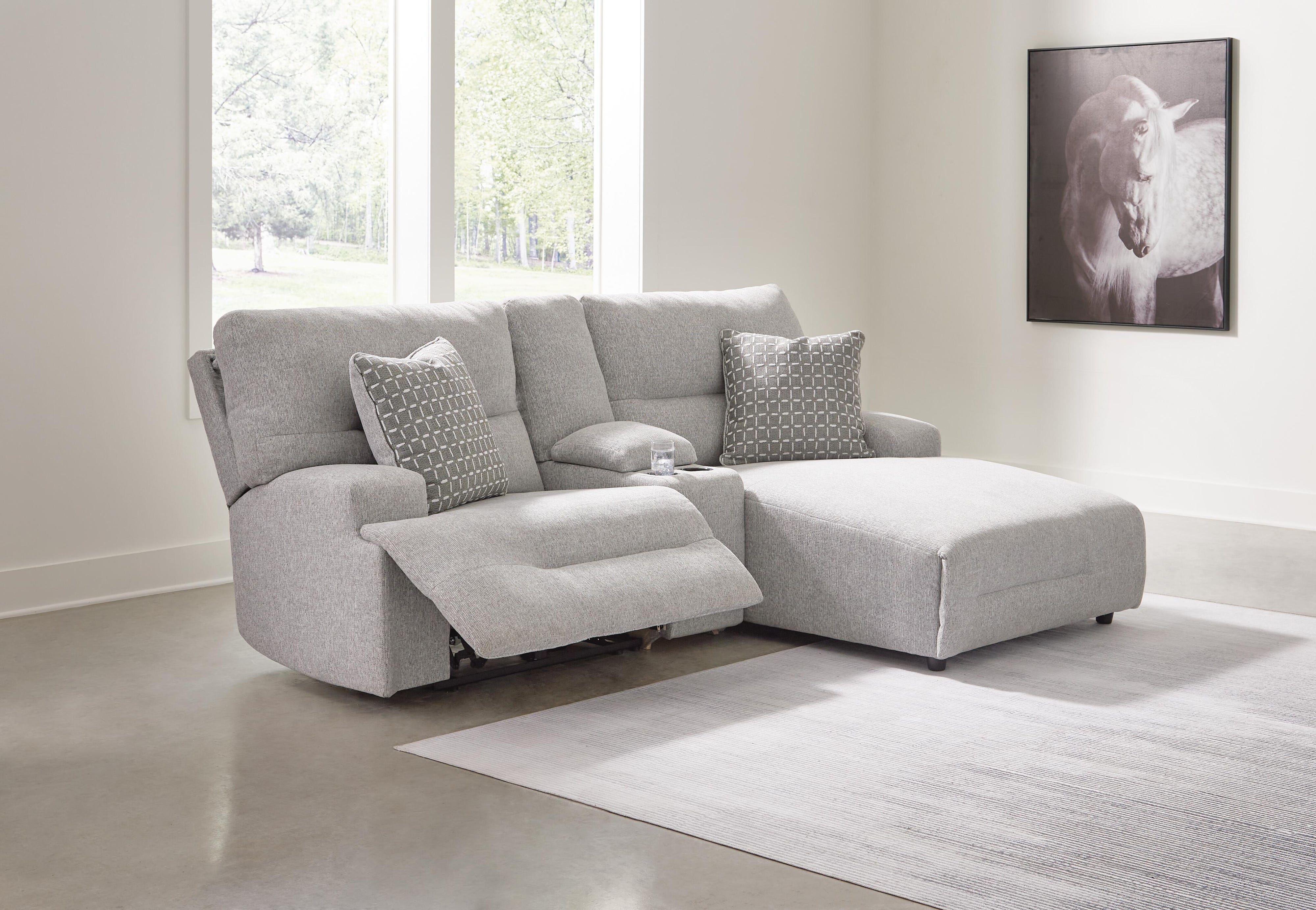 Parkly Place 3-Piece Power Reclining Sectional Sofa with Chaise