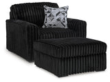 Nightfall Oversized Chair and Ottoman
