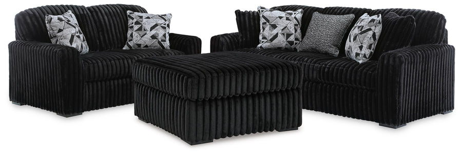 Nightfall Sofa, Loveseat and Oversized Ottoman