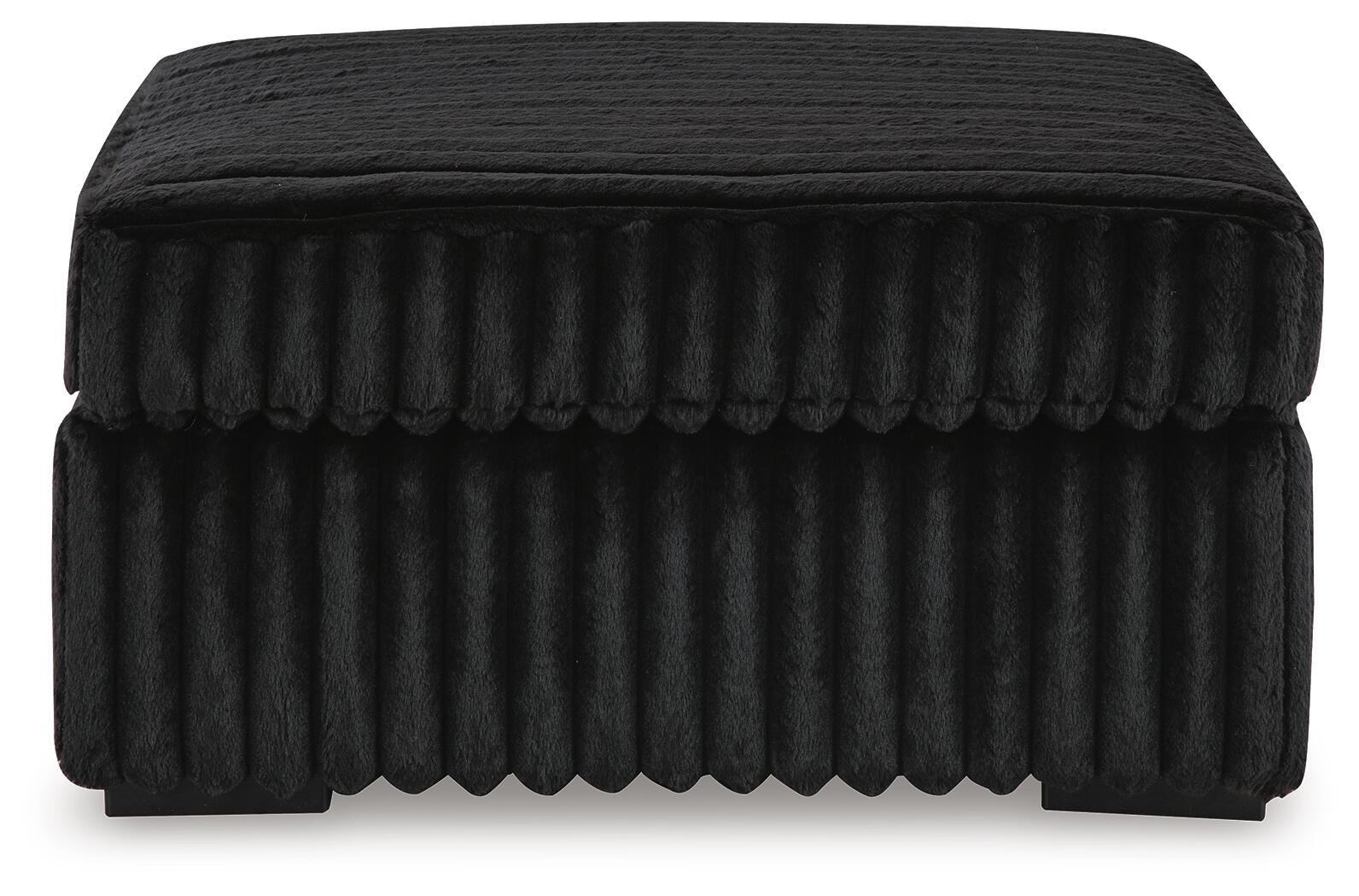Midnight-Madness Oversized Chair and Ottoman
