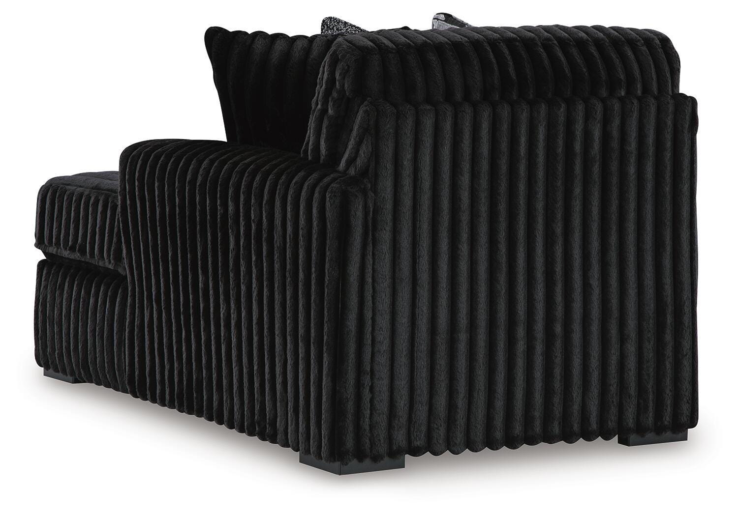 Midnight-Madness 2-Piece Sectional and Ottoman