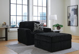 Nightfall Oversized Chair and Ottoman