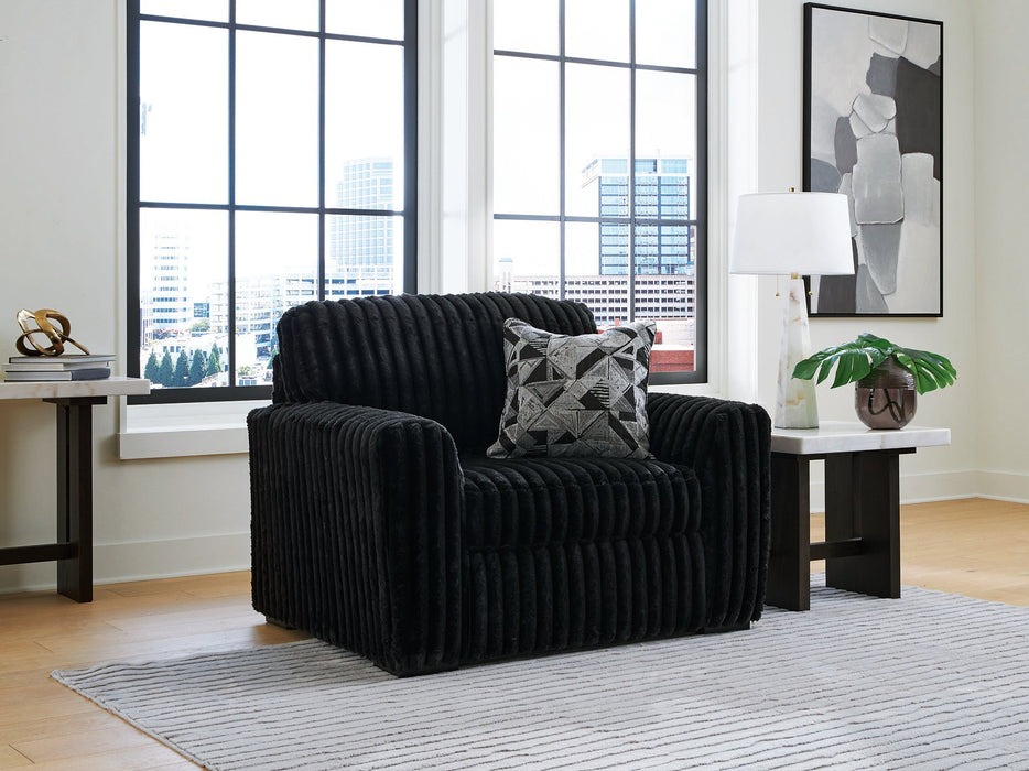 Midnight-Madness Oversized Chair
