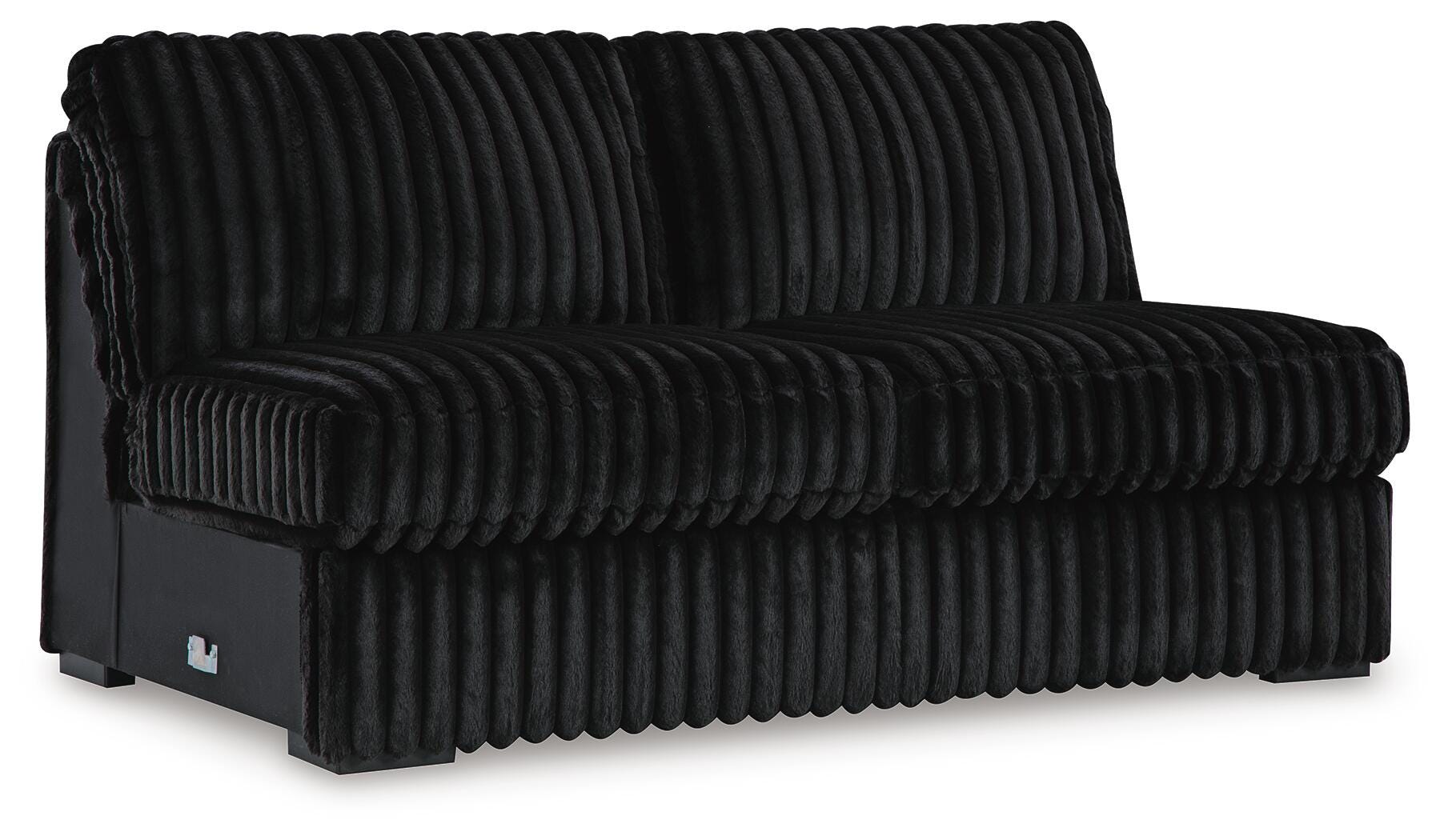 Midnight-Madness 4-Piece Sectional and Oversized Chaise