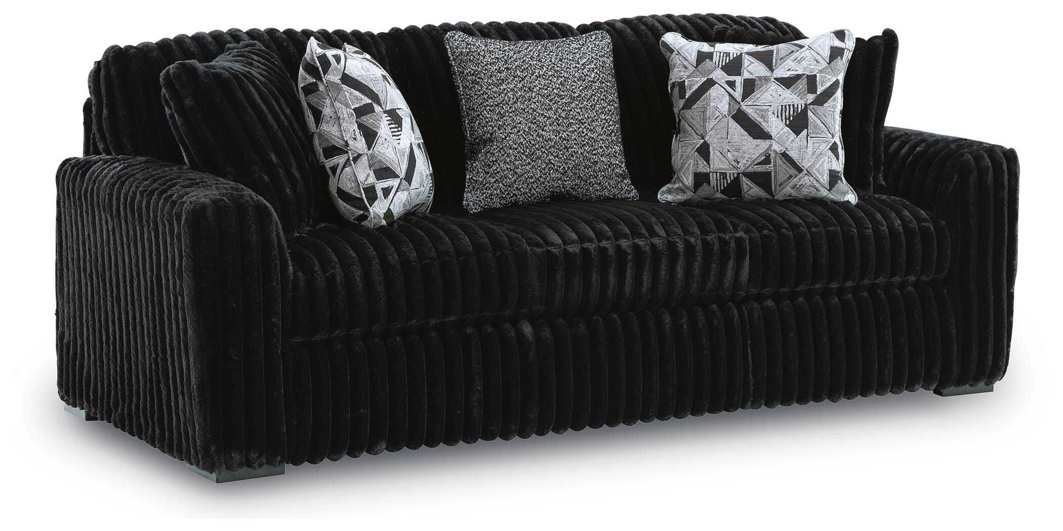 Midnight-Madness Sofa and Loveseat