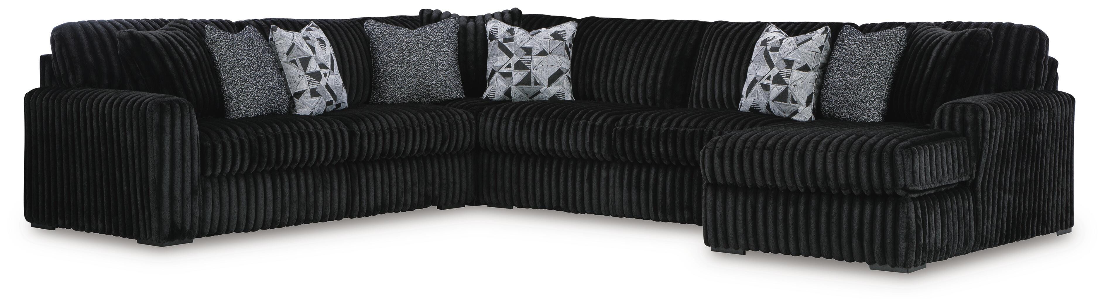 Midnight-Madness 6-Piece Sectional with Chaise