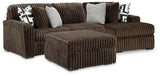 Midnight-Madness 2-Piece Sectional and Ottoman