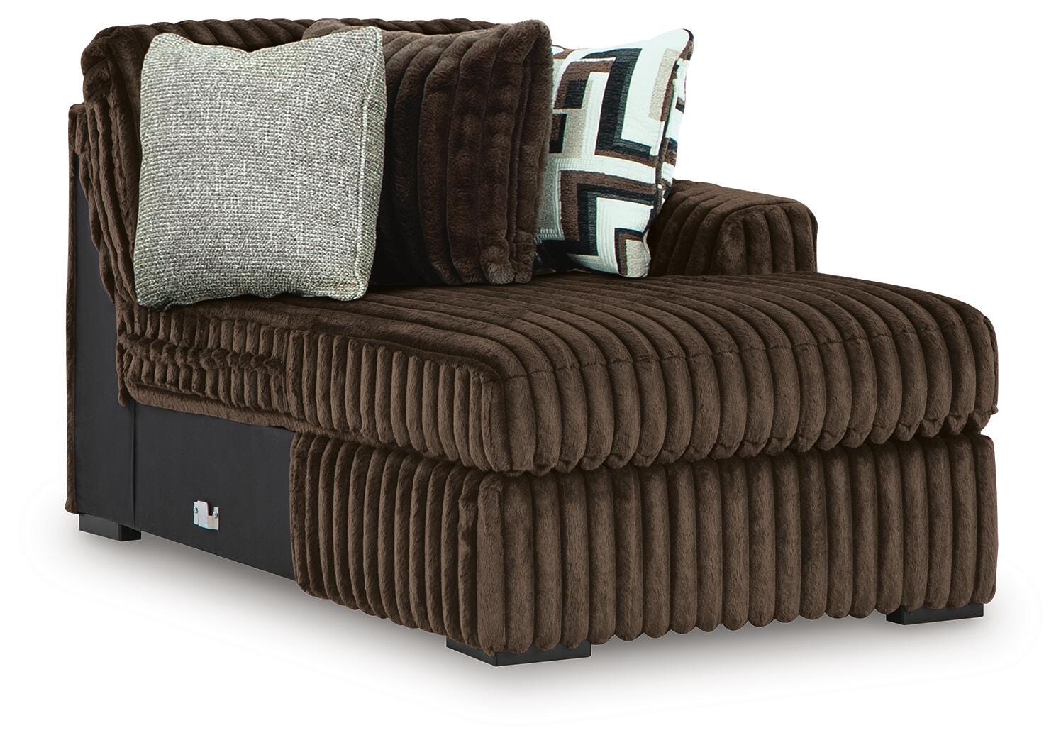 Midnight-Madness 4-Piece Sectional and Oversized Chair