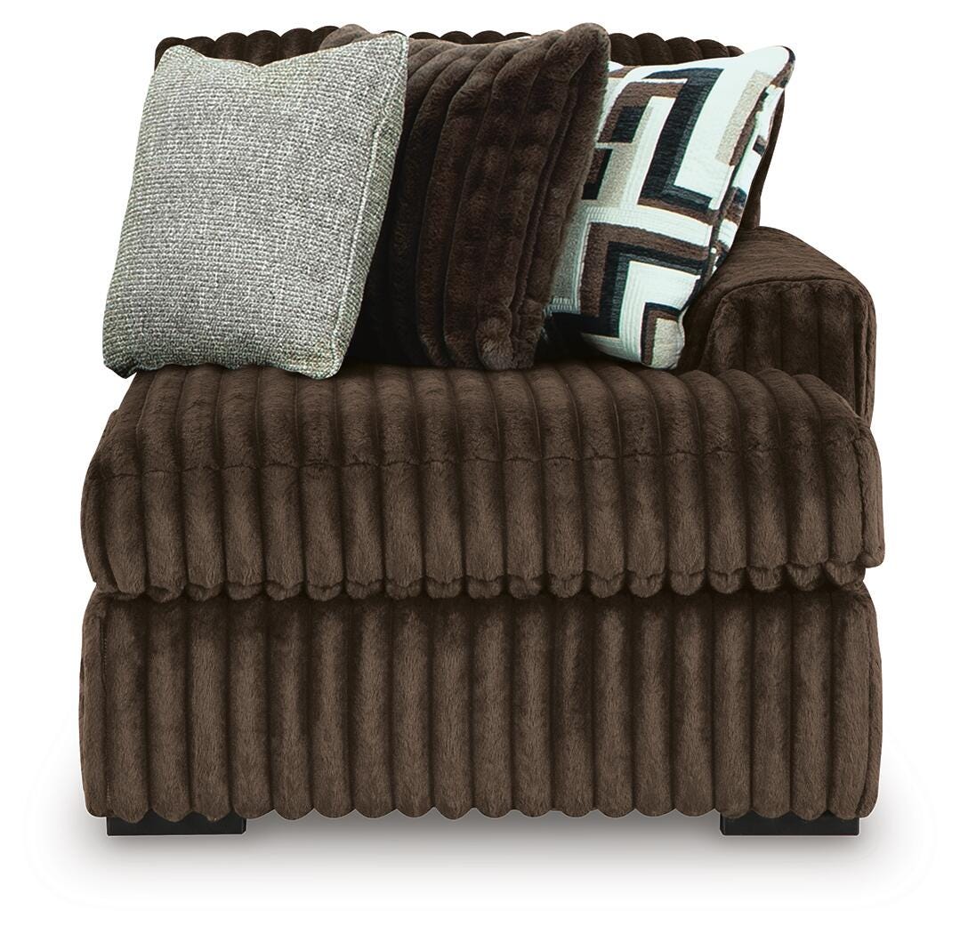 Midnight-Madness 2-Piece Sectional and Ottoman