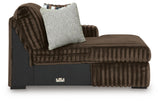 Midnight-Madness 4-Piece Sectional and Oversized Chair