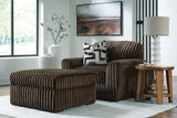 Midnight-Madness Oversized Chair and Ottoman
