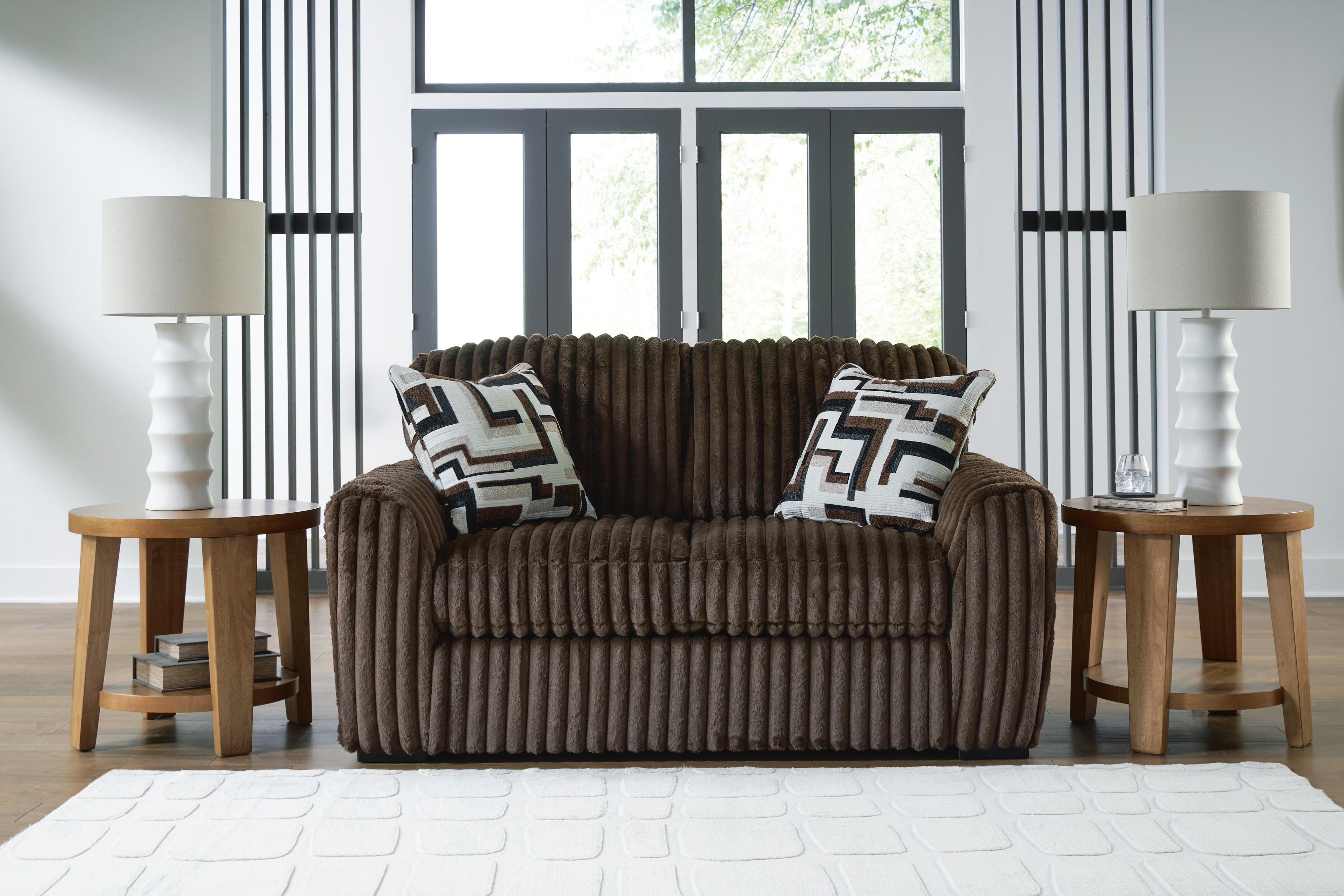 Nightfall Sofa, Loveseat and Oversized Ottoman