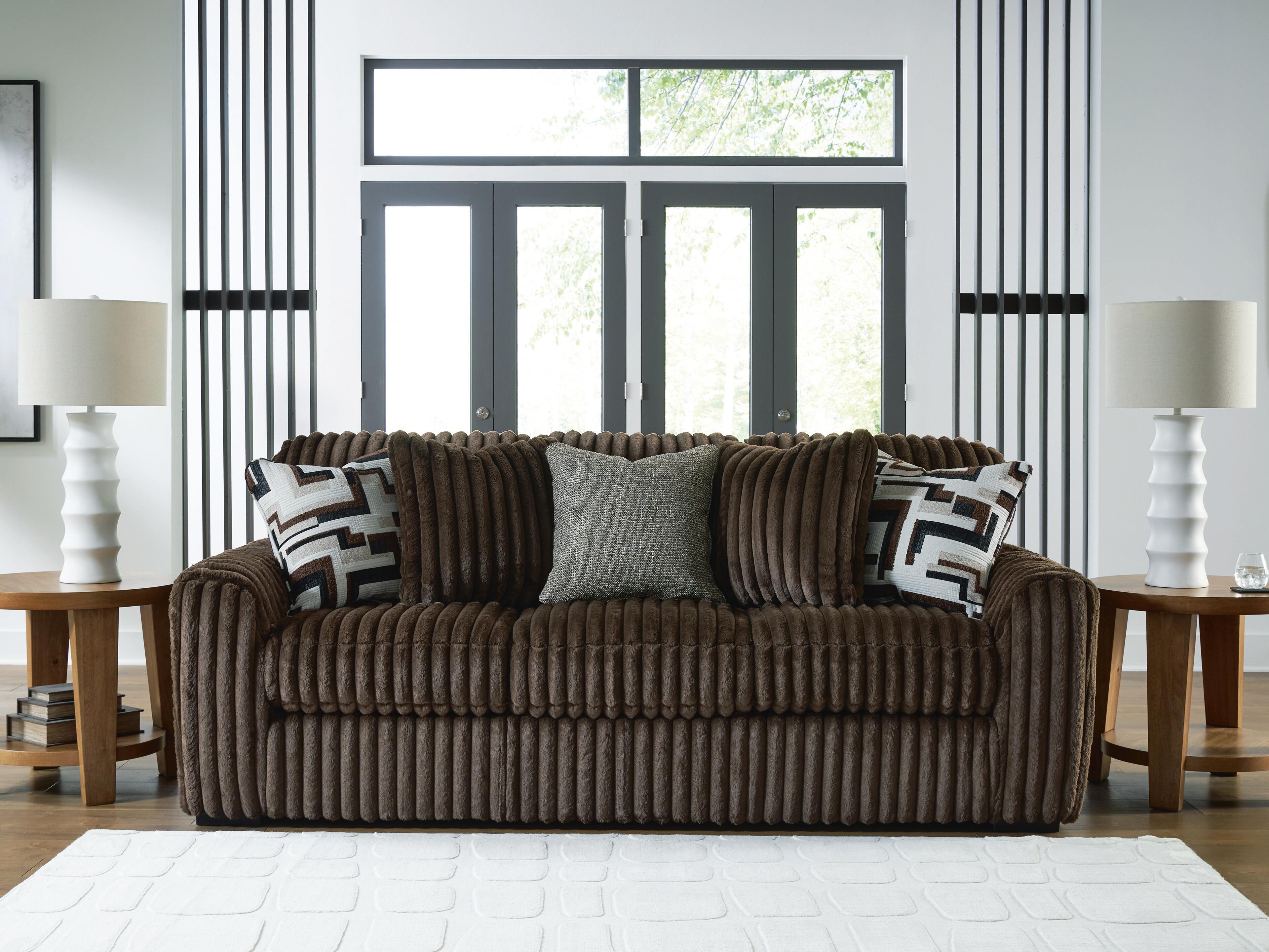 Midnight-Madness Sofa and Loveseat