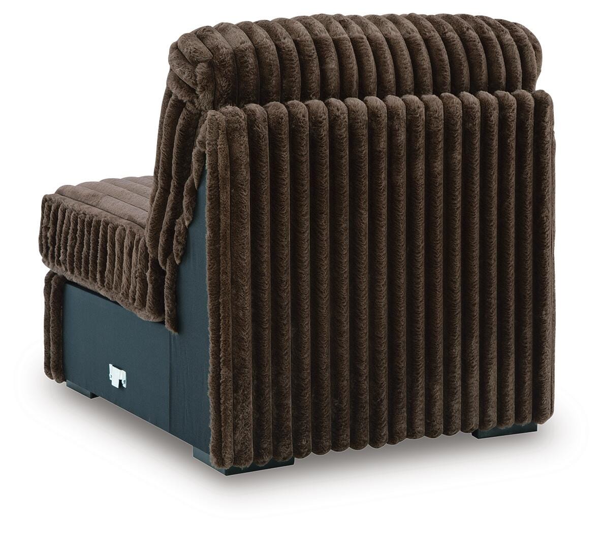 Midnight-Madness 3-Piece Sectional, Oversized Chair and Ottoman