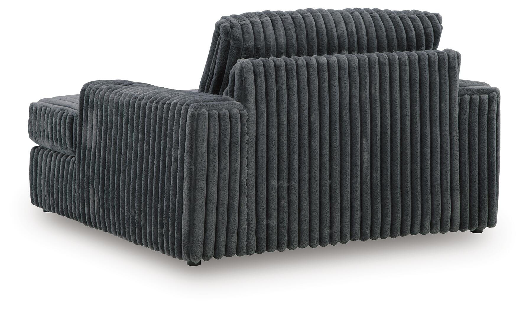 Midnight-Madness Sofa, Loveseat and Oversized Chaise