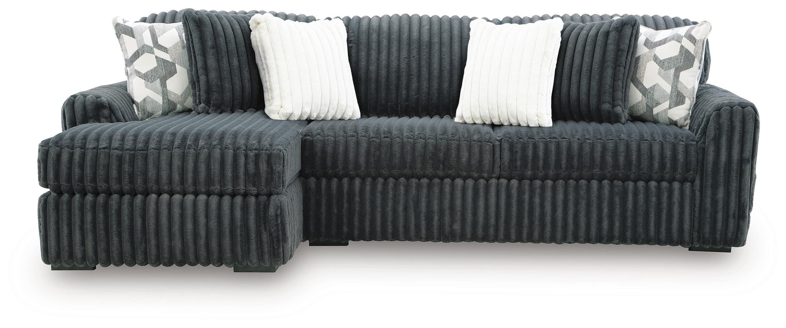 Midnight-Madness 2-Piece Sectional Sofa with Chaise