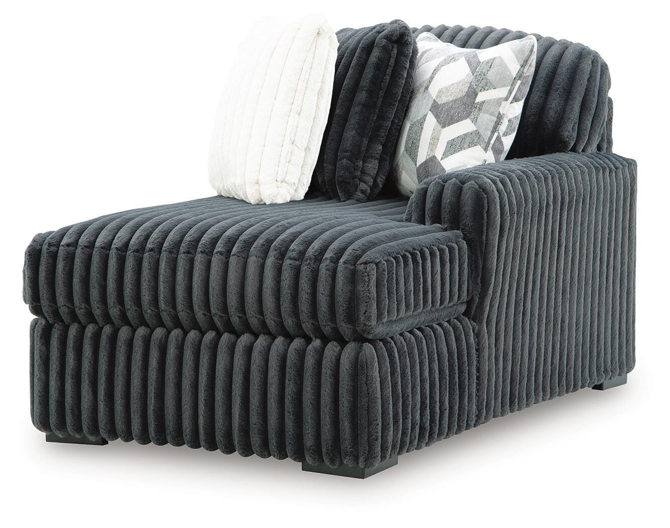 Midnight-Madness 3-Piece Sectional with Chaise