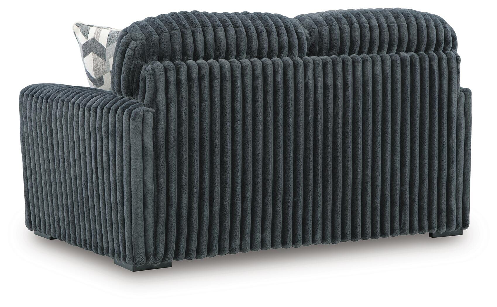 Midnight-Madness Sofa, Loveseat and Oversized Chaise