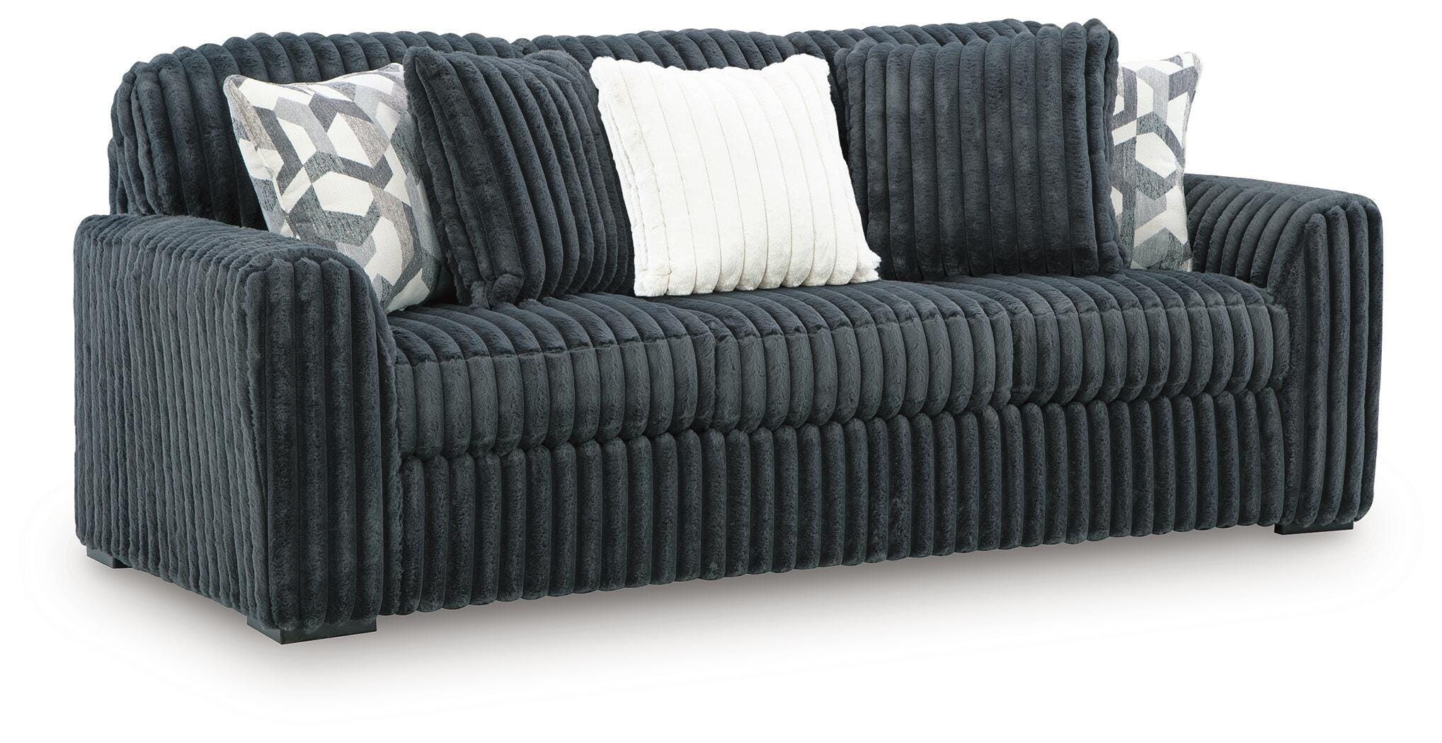 Midnight-Madness Sofa and Oversized Chair