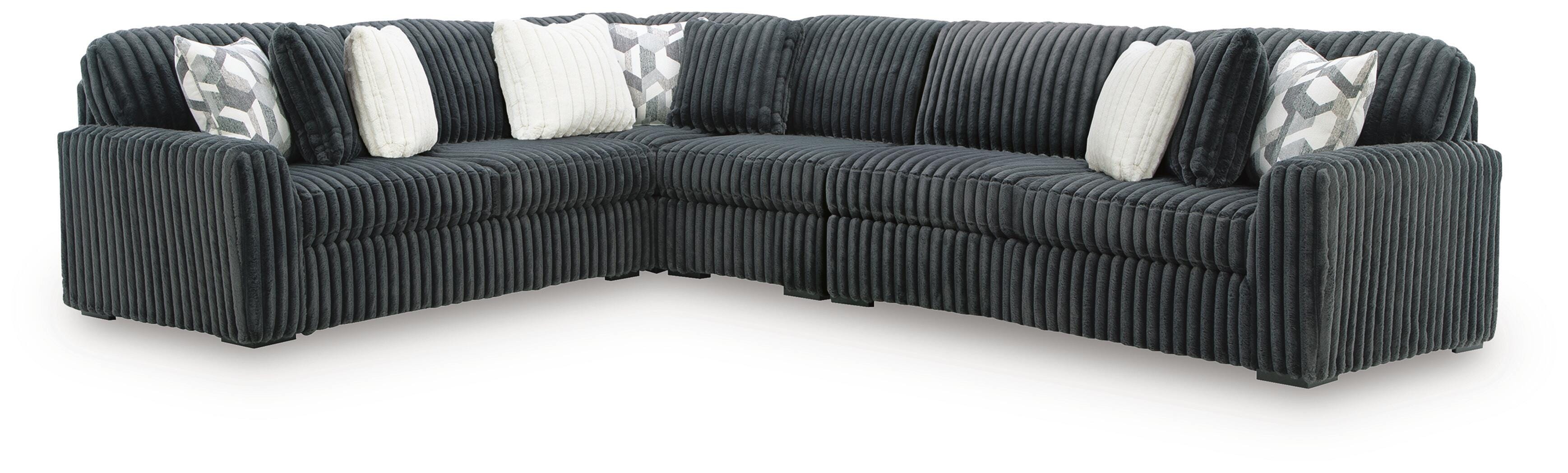 Midnight-Madness 4-Piece Sectional