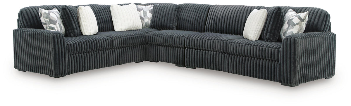 Midnight-Madness 4-Piece Sectional