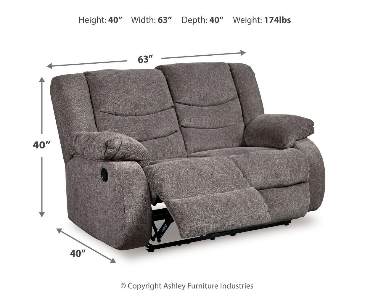Tulen Reclining Sofa and Loveseat