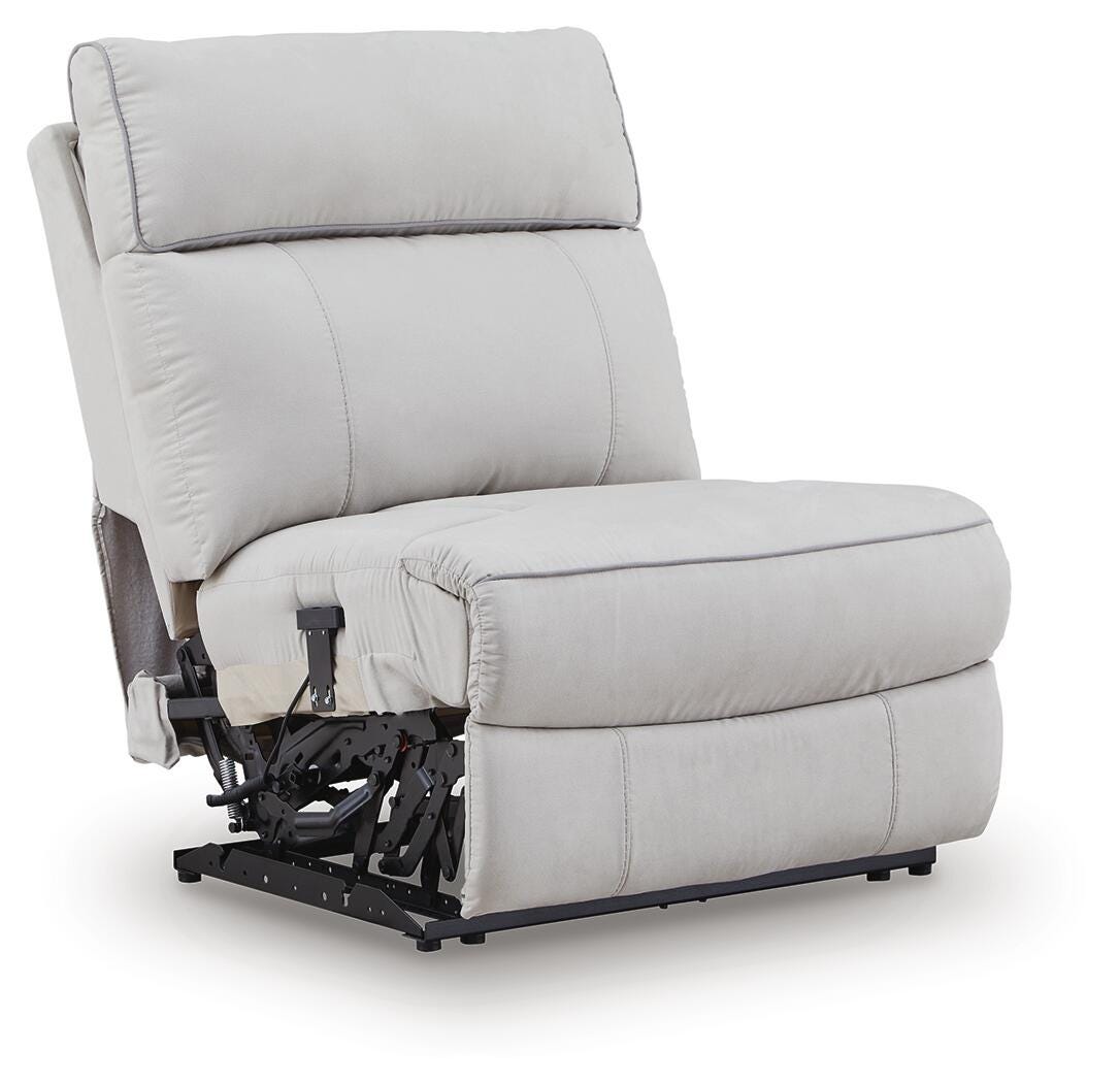 Social Pointe 5-Piece Reclining Sectional with Storage Consoles