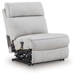 Social Pointe 7-Piece Reclining Sectional with Storage Consoles