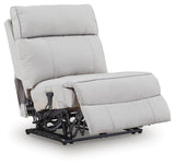 Social Pointe 7-Piece Reclining Sectional with Storage Consoles