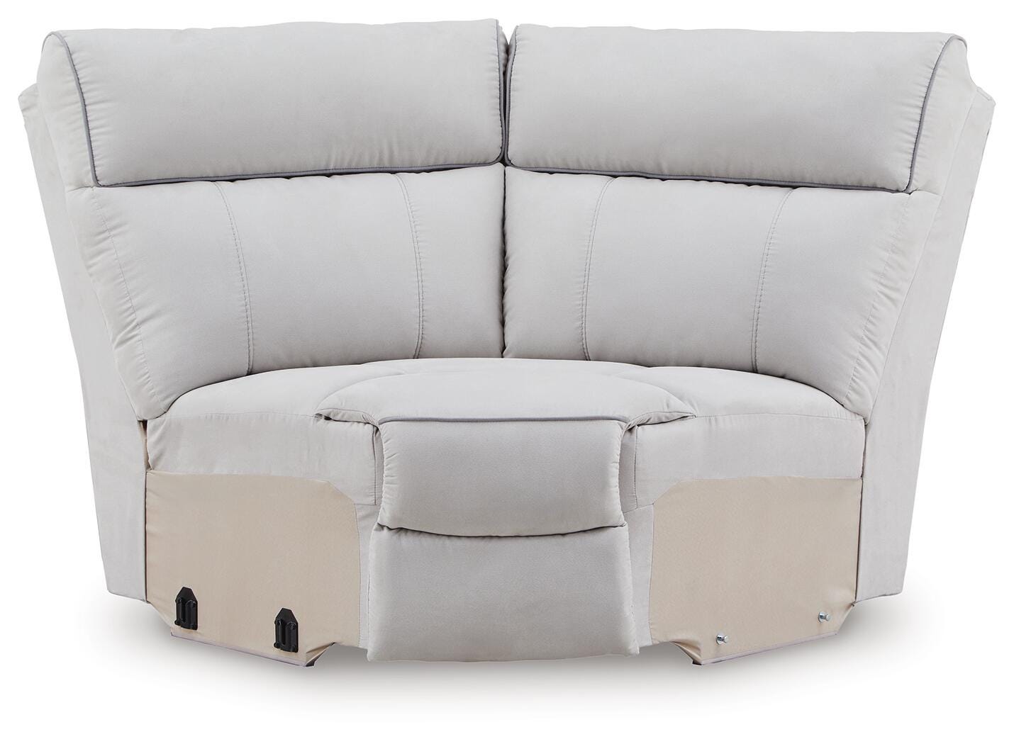 Social Pointe 7-Piece Reclining Sectional with Storage Consoles