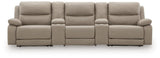 Narwhal Place 5-Piece Reclining Sectional with Storage Consoles