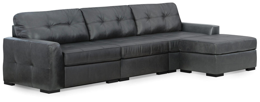 Brindley Pier 3-Piece Sectional with Ottoman