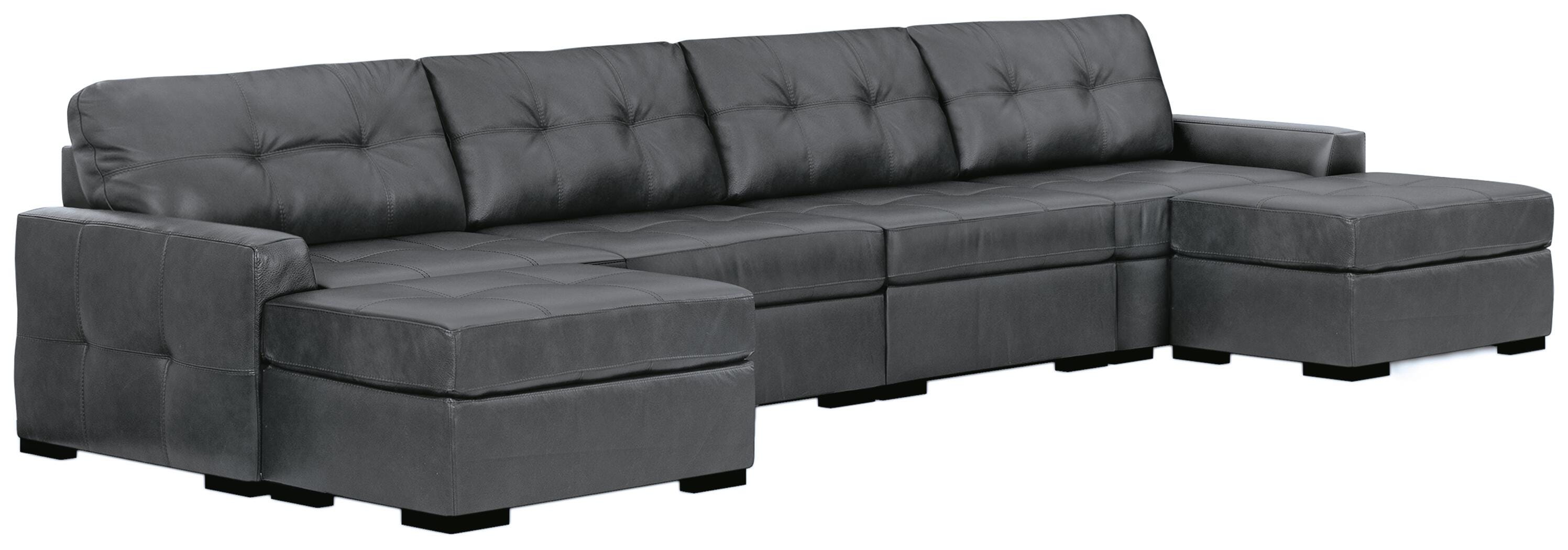 Brindley Pier 4-Piece Sectional with Ottoman